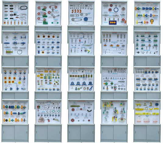 機(jī)械零件陳列柜